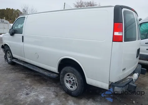 2021 GMC Savana Cargo Rwd 2500 Regular Wheelbase Work Van from USA, damaged, VIN 1GTW7AF72M1254793